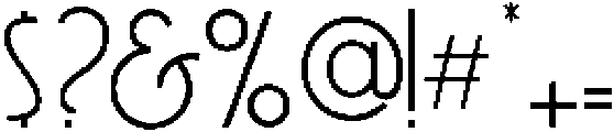 The Seranova Thin otf (100) Font OTHER CHARS