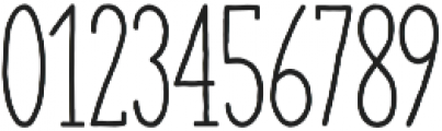The Serif Hand Bold otf (700) Font OTHER CHARS