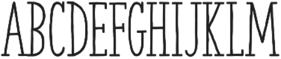 The Serif Hand Bold otf (700) Font UPPERCASE