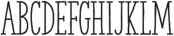 The Serif Hand Bold otf (700) Font LOWERCASE