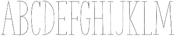 The Serif Hand Light otf (300) Font LOWERCASE