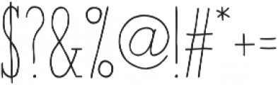 The Serif Hand Regular otf (400) Font OTHER CHARS