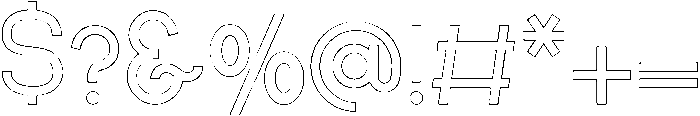 The Servant otf (400) Font OTHER CHARS