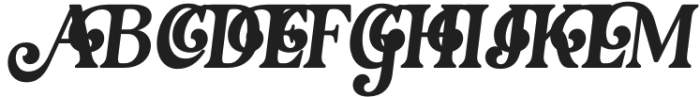 The Shane Regular otf (400) Font UPPERCASE