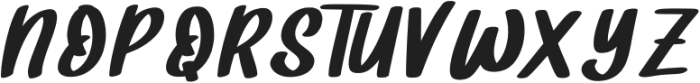 The Show Italic otf (400) Font UPPERCASE