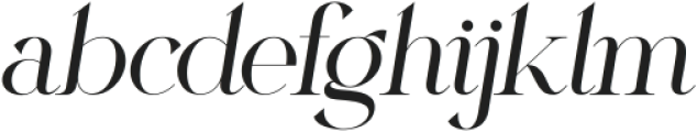 The Shyte Italic otf (400) Font LOWERCASE