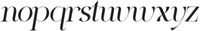 The Shyte Italic otf (400) Font LOWERCASE