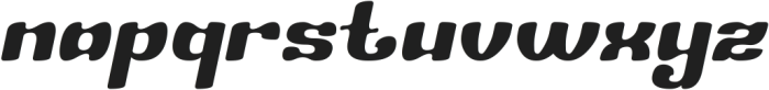 The Sign Italic otf (400) Font LOWERCASE