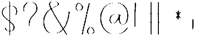 The Signature Regular otf (400) Font OTHER CHARS