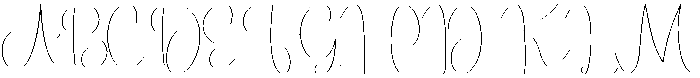 The Signature Regular otf (400) Font UPPERCASE