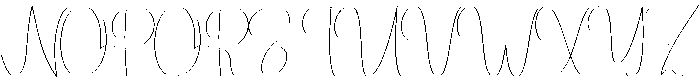 The Signature Regular otf (400) Font UPPERCASE