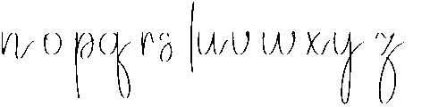 The Signature Regular otf (400) Font LOWERCASE