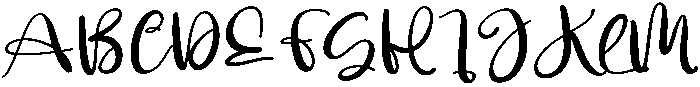 The Signature Regular otf (400) Font UPPERCASE