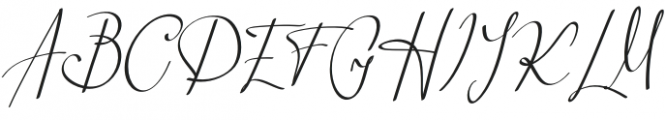 The Signature Regular otf (400) Font UPPERCASE