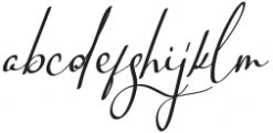The Signature Regular otf (400) Font LOWERCASE