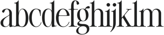 The Silver Editorial Regular otf (400) Font LOWERCASE