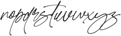The Skytripe Italic otf (400) Font LOWERCASE