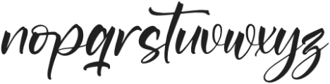 The Spirit Italic otf (400) Font LOWERCASE