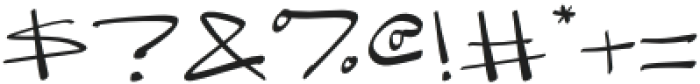 The Steeplechase Regular otf (400) Font OTHER CHARS