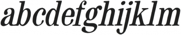 The Sterling Bros Rough Oblique otf (400) Font LOWERCASE