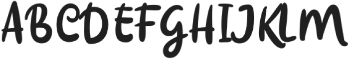 The Summer Pinch Regular otf (400) Font UPPERCASE