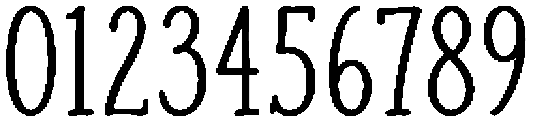 The Sunday Receipt Caps Bold otf (700) Font OTHER CHARS