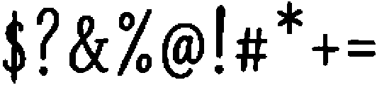 The Sunday Receipt Caps Bold otf (700) Font OTHER CHARS