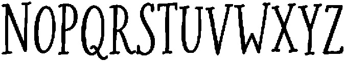 The Sunday Receipt Caps Bold otf (700) Font LOWERCASE