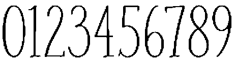 The Sunday Receipt Caps Reg otf (400) Font OTHER CHARS