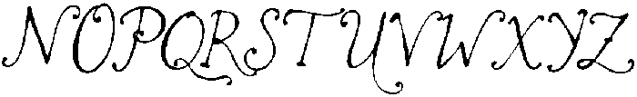 The Sunday Receipt Script otf (400) Font UPPERCASE