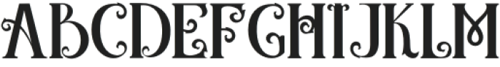 The Suster Regular otf (400) Font UPPERCASE