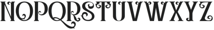 The Suster Regular otf (400) Font UPPERCASE