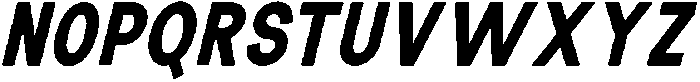 The Talk Black Condensed Italic otf (900) Font UPPERCASE