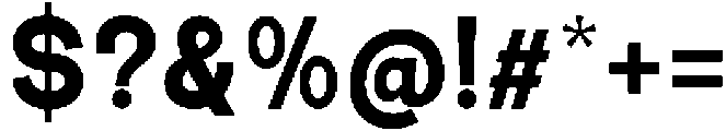 The Talk Black otf (900) Font OTHER CHARS