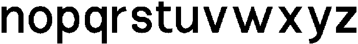 The Talk Bold otf (700) Font LOWERCASE