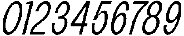 The Talk Condensed Italic otf (400) Font OTHER CHARS