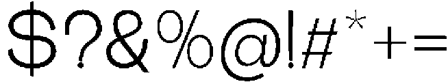 The Talk Expanded otf (400) Font OTHER CHARS