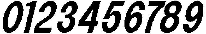 The Talk Extra Bold Condensed Italic otf (700) Font OTHER CHARS