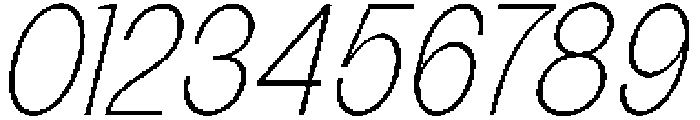 The Talk Extra Light Italic otf (200) Font OTHER CHARS