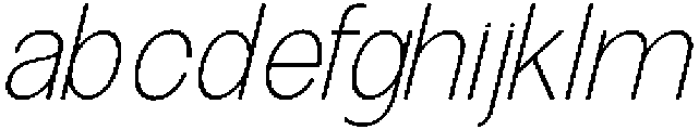 The Talk Extra Light Italic otf (200) FONT