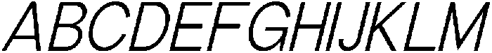 The Talk Italic otf (400) Font UPPERCASE