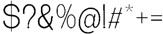 The Talk Light otf (300) Font OTHER CHARS