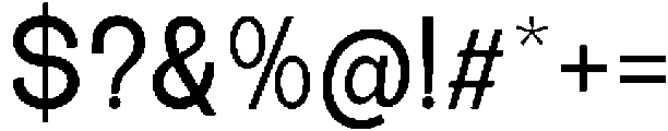 The Talk Semi Bold otf (600) Font OTHER CHARS