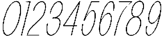 The Talk Thin Condensed Italic otf (100) Font OTHER CHARS