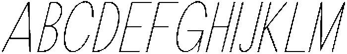 The Talk Thin Condensed Italic otf (100) Font UPPERCASE