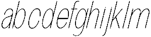 The Talk Thin Condensed Italic otf (100) FONT