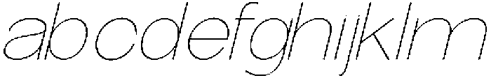 The Talk Thin Expanded Italic otf (100) FONT