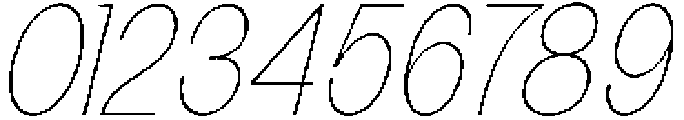 The Talk Thin Italic otf (100) Font OTHER CHARS