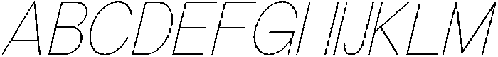 The Talk Thin Italic otf (100) Font UPPERCASE
