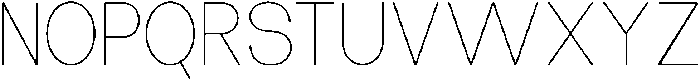 The Talk Thin otf (100) Font UPPERCASE